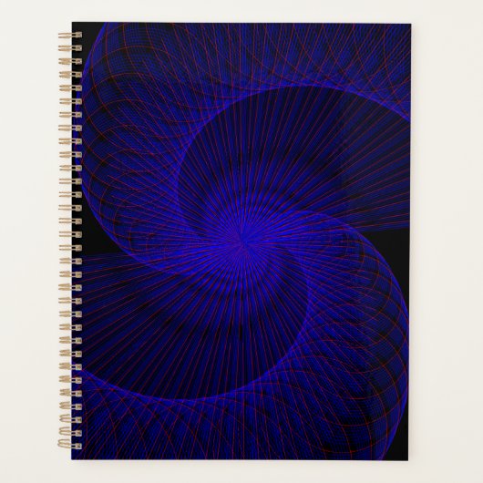 Top Down Dual Funnel Geometrische Spiraal Planner (Voorkant)