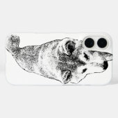top-down voogd Case-Mate iPhone case (Achterkant (horizontaal))