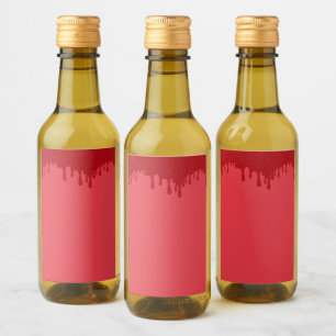 Top Druppel Tomaat Rood Mini Fles Labels – Aanpass Wijn Etiket