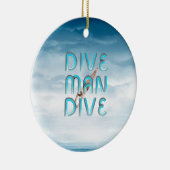 TOP Duik Man Duik Glas Ornament (Rechts)