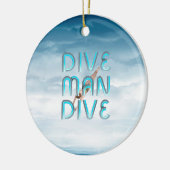TOP Duik Man Duik Glas Ornament (Links)