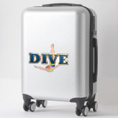 TOP Duik Sticker (Koffer)
