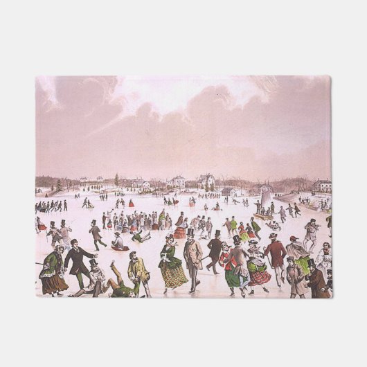 TOP Eén prachtig Schaats Deurmat (Voorkant)