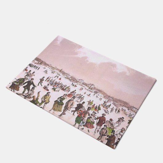 TOP Eén prachtig Schaats Deurmat (Schuin)