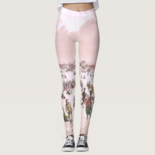 TOP Eén prachtig Schaats Leggings (Voorkant)