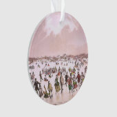 TOP Eén prachtig Schaats Ornament (voorkant)