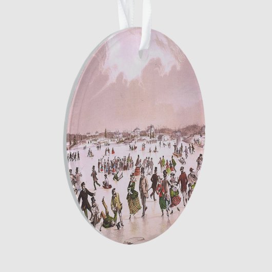 TOP Eén prachtig Schaats Ornament (voorkant)