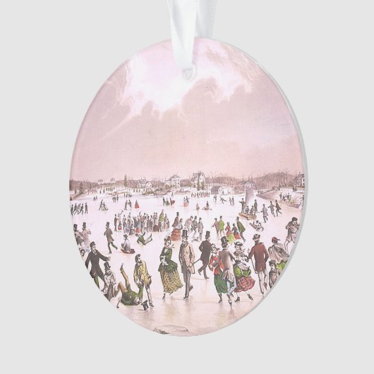 TOP Eén prachtig Schaats Ornament (voorkant)