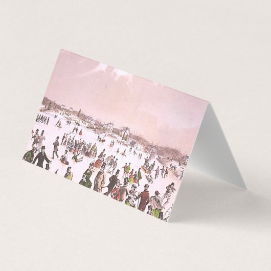 TOP Eén prachtig Schaats Visitekaartje (Achterkant)