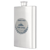 Top eerst dan open flacon (Links)