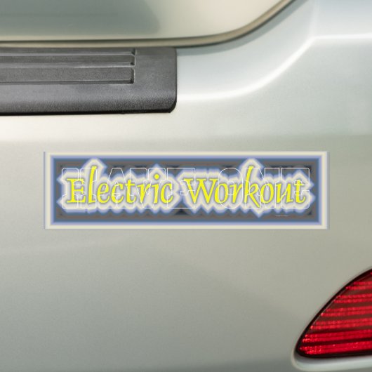 TOP Electric Workout Bumpersticker (Op auto)