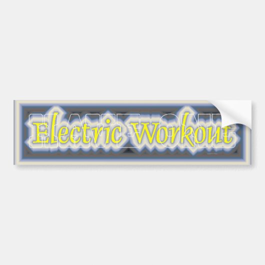 TOP Electric Workout Bumpersticker (Voorkant)