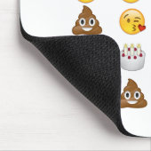 Top emoji collectie muismat (Hoek)