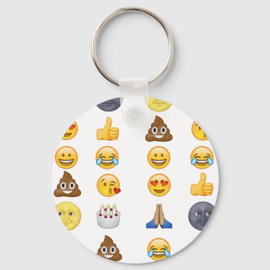 Top emoji collectie sleutelhanger (Voorkant)