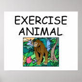 TOP Exercise Animal Poster (Voorkant)