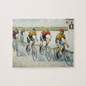TOP-fietsende oude school Legpuzzel (Horizontaal)