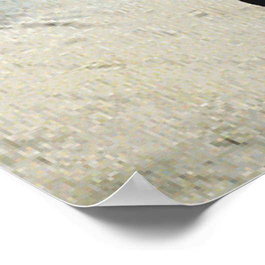 TOP-fietsende oude school Poster (Hoek)