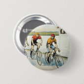 TOP-fietsende oude school Ronde Button 5,7 Cm (Voorkant /achterkant)