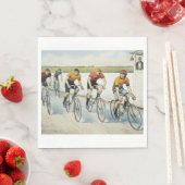 TOP-fietsende oude school Servetten (Insitu)