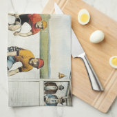 TOP-fietsende oude school Theedoek (Quarter Fold)