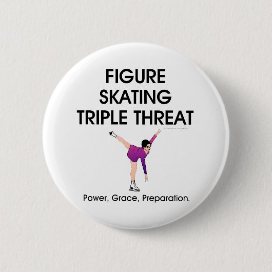 TOP Figuur die Drievoudige Bedreiging van de Driev Ronde Button 5,7 Cm (Voorkant)