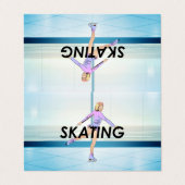 TOP Figuur het Schatten Meisje Visitekaartje (Buitenkant ongevouwen)