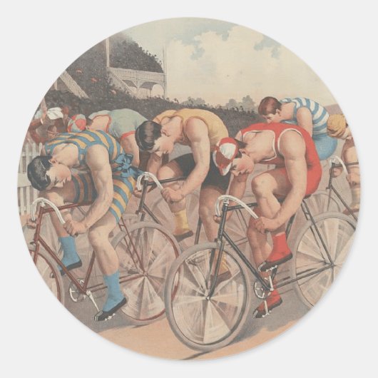 TOP Finish Line Ronde Sticker (Voorkant)