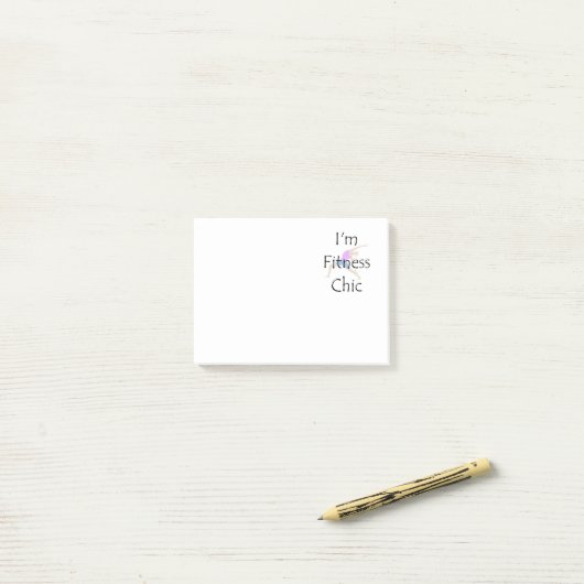 TOP Fitness Chic Post-it® Notes (Op bureau)