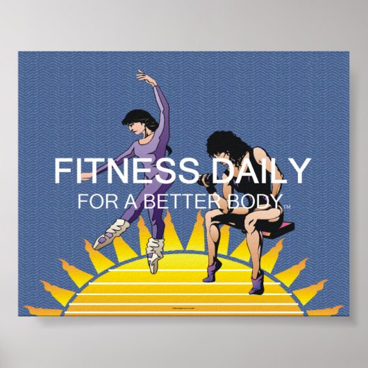 TOP Fitness Daily Poster (Voorkant)