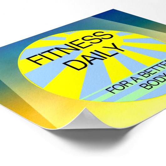TOP Fitness Daily Poster (Hoek)