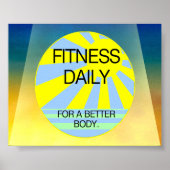 TOP Fitness Daily Poster (Voorkant)