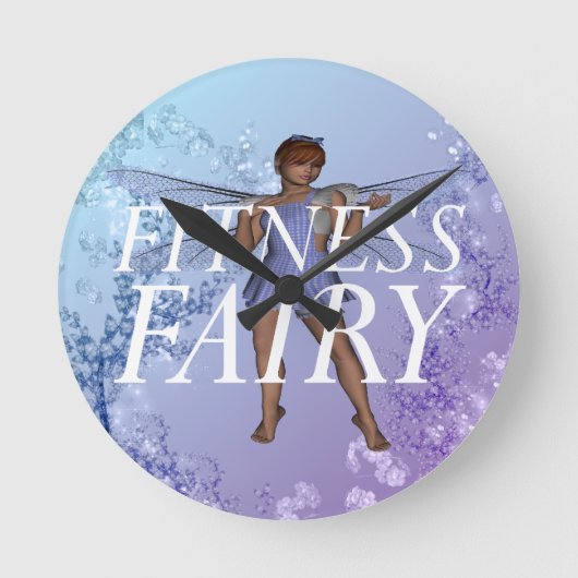 TOP Fitness Fairy Ronde Klok (Voorkant)