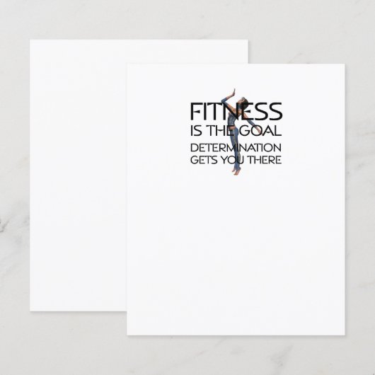 TOP Fitness Goal (Voorkant / Achterkant)