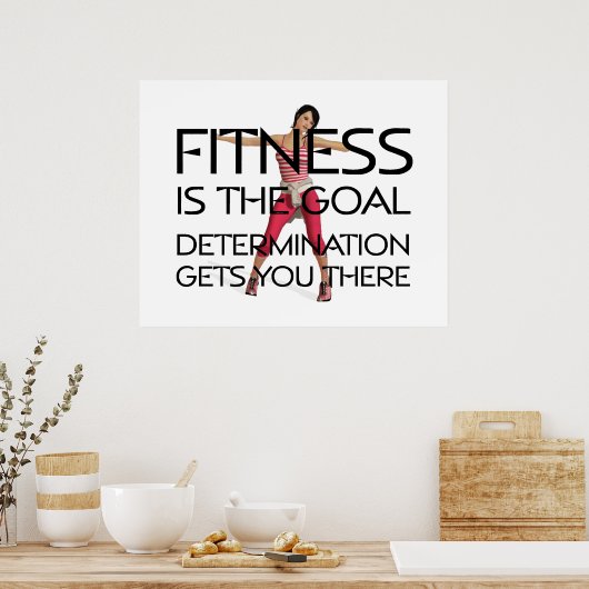 TOP Fitness Goal Poster (Keuken)
