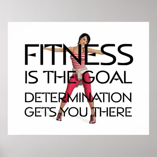 TOP Fitness Goal Poster (Voorkant)