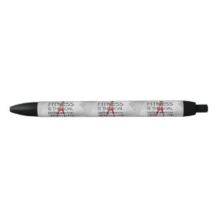 TOP Fitness Goal Zwarte Inkt Pen