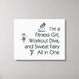 TOP Fitness Triple Play Canvas Afdruk