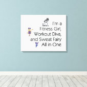 TOP Fitness Triple Play Canvas Afdruk (Insitu (Houten vloer))