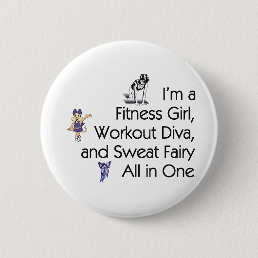 TOP Fitness Triple Play Ronde Button 5,7 Cm (Voorkant)