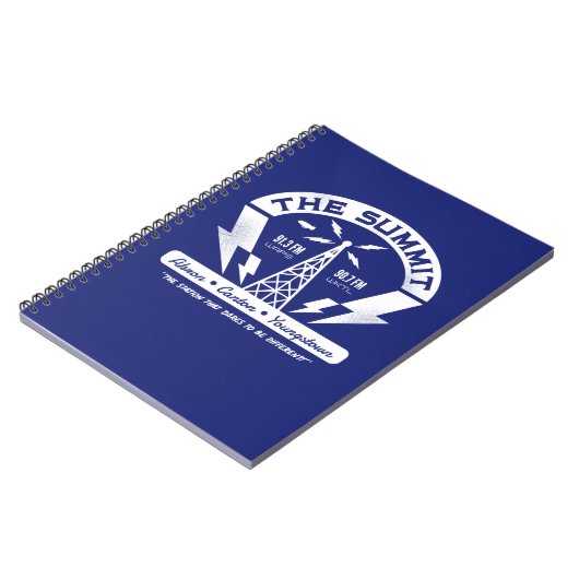 Top FM  Logo spiral notebook Notitieboek (Linkerzijde)