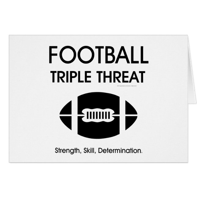TOP Football Triple Threat (Voorkant Horizontaal)