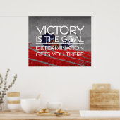 TOP Football Victory Slogan Poster (Keuken)