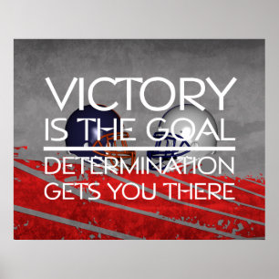 TOP Football Victory Slogan Poster