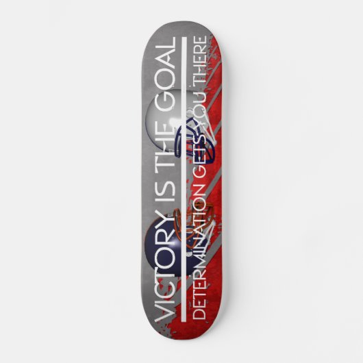 TOP Football Victory Slogan Skateboard (Voorkant)