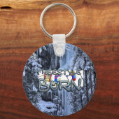 TOP Freestyle Ski Geboren Sleutelhanger (Voorkant)