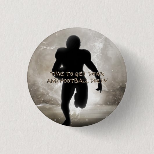 TOP Ga Voetbal Vuil Ronde Button 3,2 Cm (Voorkant)