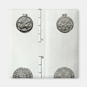 Top: Gaulish Coin of the Remes obverse Magneet