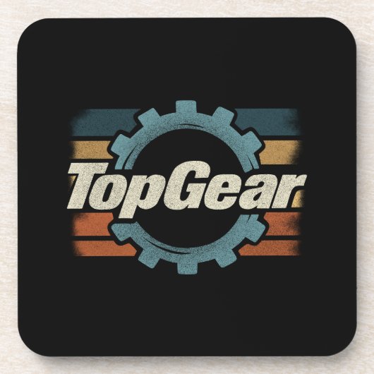 Top Gear Retro Vintage Bier Onderzetter (Voorkant)
