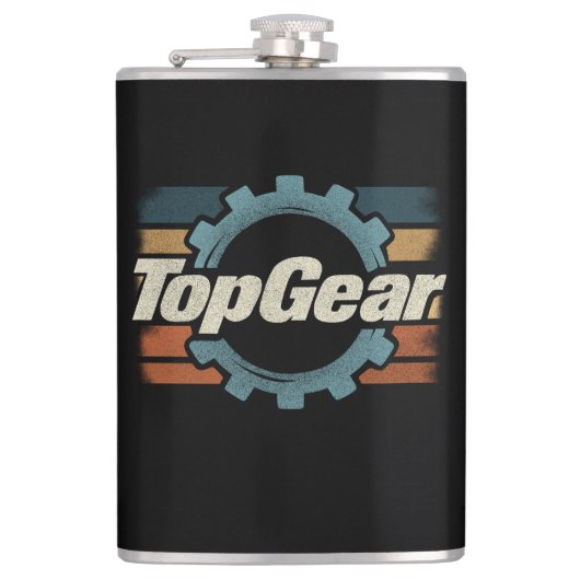 Top Gear Retro Vintage Heupfles (Voorkant)