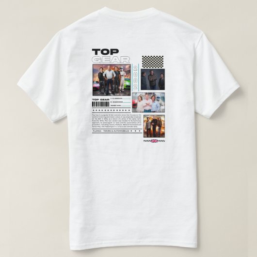 Top Gear T-shirt (Design achterkant)